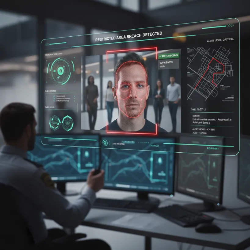 Video Analytics System in Visitor Management